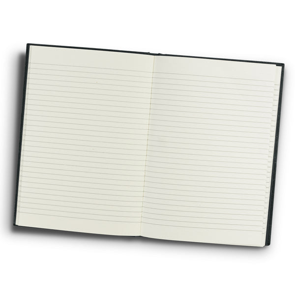 Linen Hard Cover Notebook (Black)