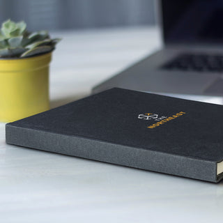 Linen Hard Cover Notebook (Black) — Feature