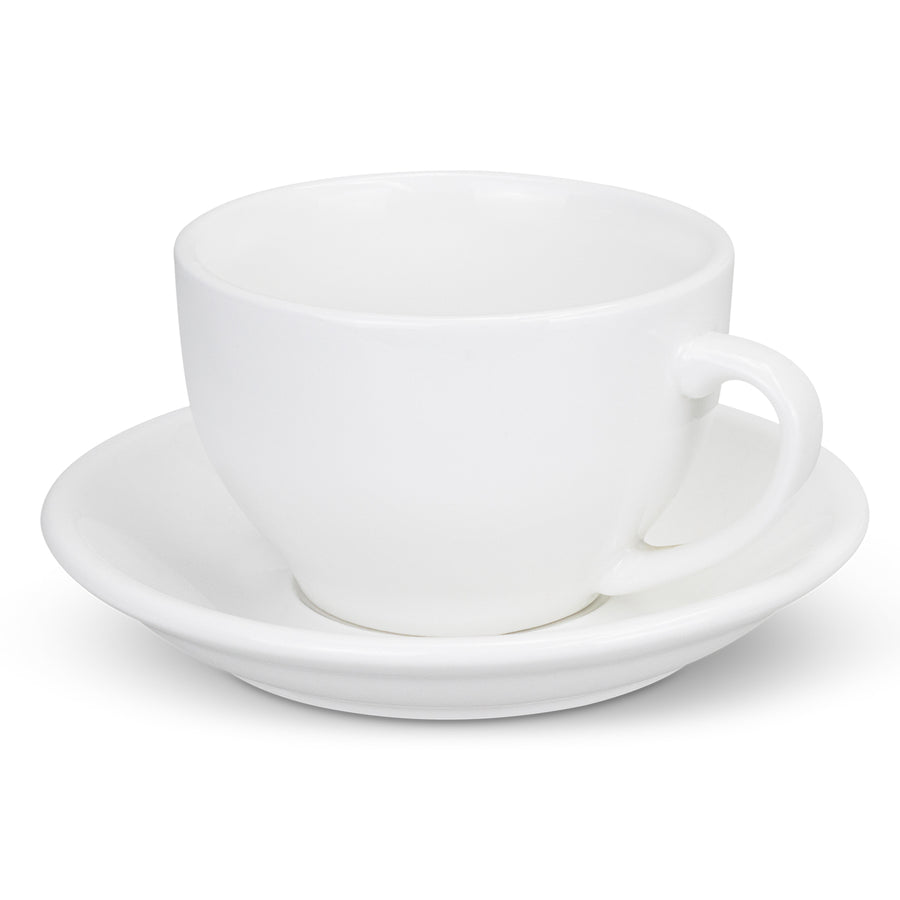Basin Chai Cup and Saucer (White)