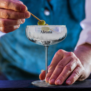 Luigi Bormioli Optica Cocktail Glass (Clear) — Feature