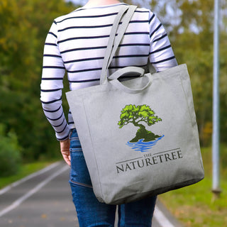 Naples Tote Bag (Heather Grey) — Feature