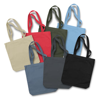 Merino Canvas Tote Bag (Charcoal) — Colour Range