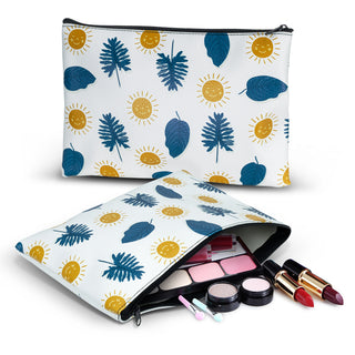 Bloom Cosmetic Bag - Medium (White)