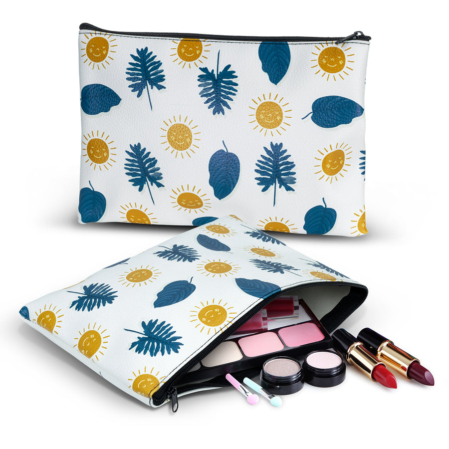 Bloom Cosmetic Bag - Medium (White)