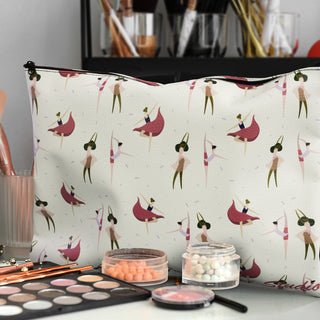 Bloom Cosmetic Bag - Large (White) — Feature