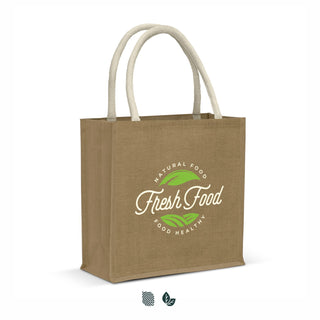 Volta Starch Jute Tote Bag (Natural) — Impact Aware