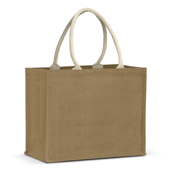 Baize Starch Jute Tote Bag (Natural)