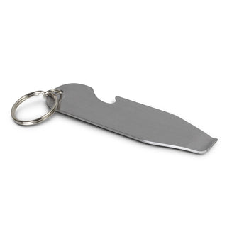 Forge Paint Tin and Bottle Opener Key Ring (Silver)