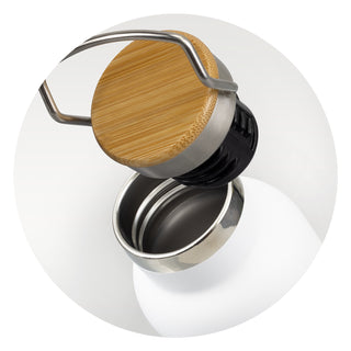 Kauri Vacuum Bottle - Bambino (White) — Detail