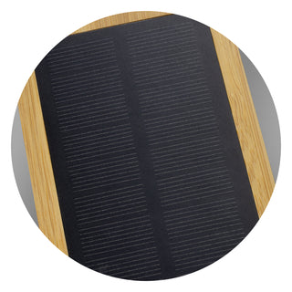 NATURA Bamboo Solar Power Bank (Natural) — Detail