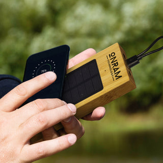 NATURA Bamboo Solar Power Bank (Natural) — Feature