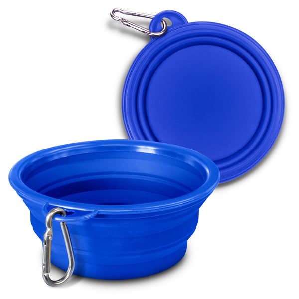 Companion Silicone Collapsible Pet Bowl (Blue)