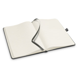 Slate Stone Paper Notebook (Grey) — Grey - Open