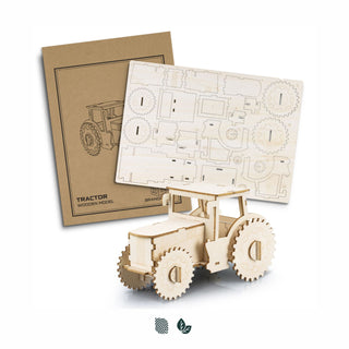 BRANDCRAFT Tractor Wooden Model (Natural) — Impact Aware