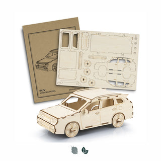 BRANDCRAFT SUV Wooden Model (Natural) — Impact Aware