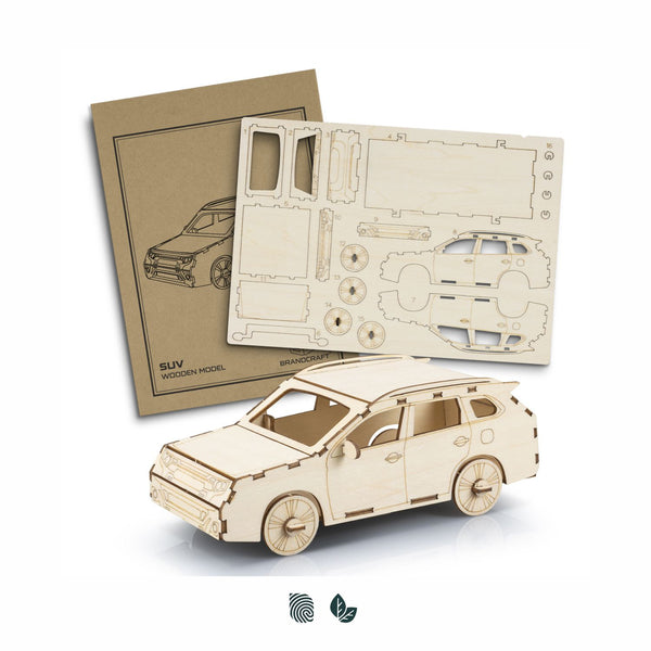 BRANDCRAFT SUV Wooden Model (Natural)