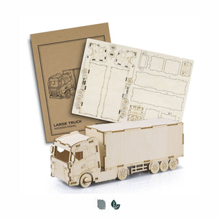 BRANDCRAFT Large Truck Wooden Model (Natural) — Impact Aware