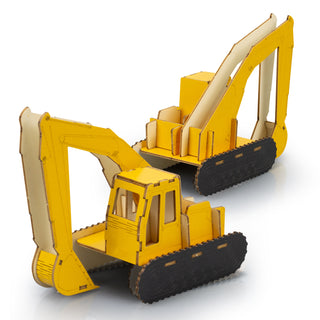 BRANDCRAFT Excavator Wooden Model (Natural) — Feature