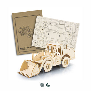 BRANDCRAFT Wheel Loader Wooden Model (Natural) — nan