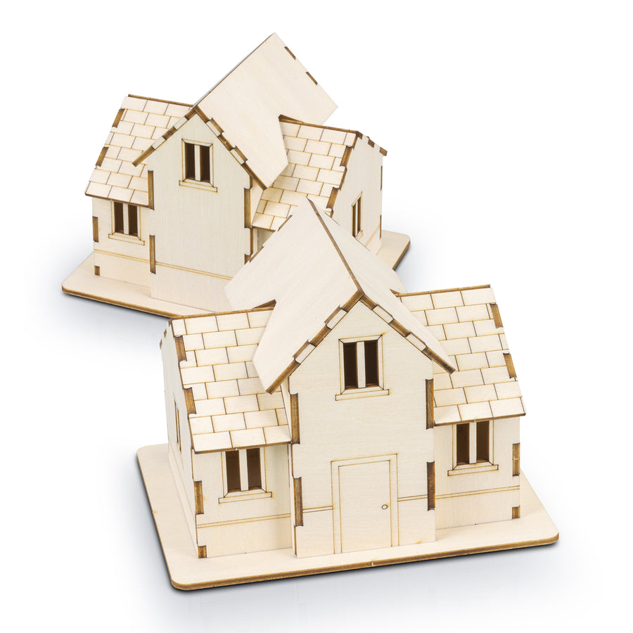 BRANDCRAFT House Wooden Model (Natural)