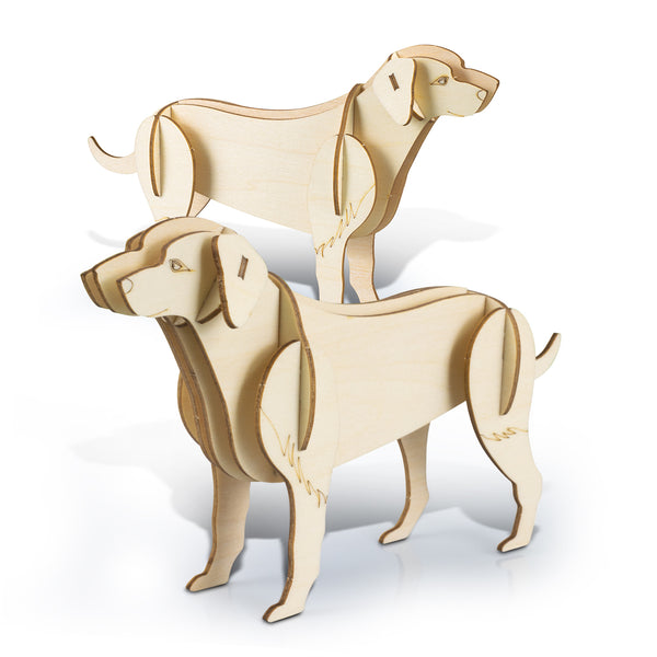 BRANDCRAFT Dog Wooden Model (Natural)
