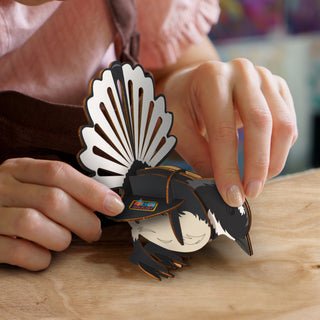 BRANDCRAFT Fantail Wooden Model (Natural) — Feature