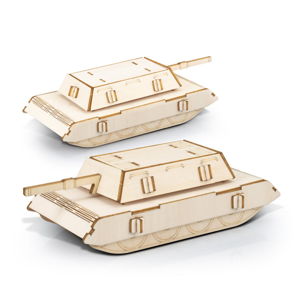 BRANDCRAFT Tank Wooden Model (Natural)