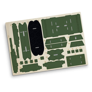 BRANDCRAFT Tank Wooden Model (Natural) — Direct Digital