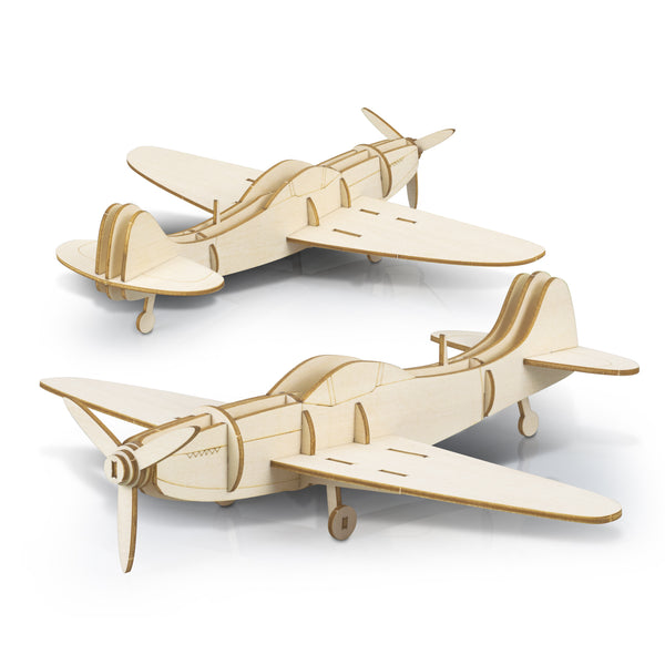 BRANDCRAFT Spitfire Wooden Model (Natural)