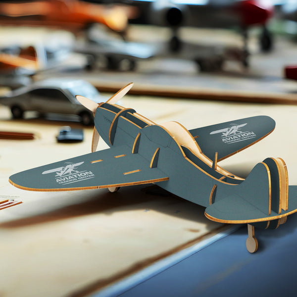 BRANDCRAFT Spitfire Wooden Model (Natural)