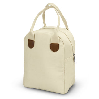 Canvas Lunch Bag (Natural) — Back