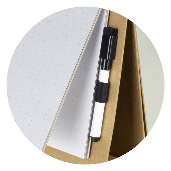 Folio Desk Whiteboard Notebook (Natural)