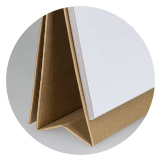 Folio Desk Whiteboard Notebook (Natural) — Detail