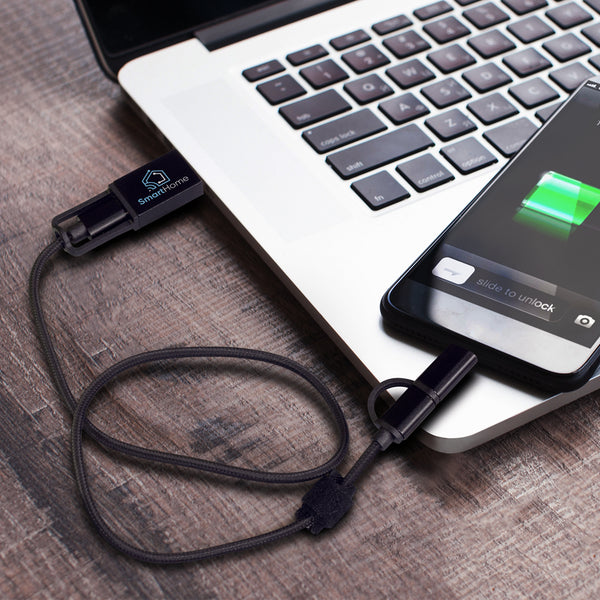 Vector Braided Charging Cable (Black)