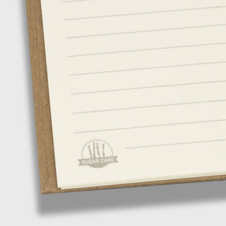 Cane Sugarcane Paper Spiral Notebook (Natural) — Detail