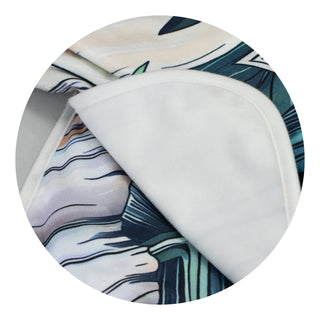Ember Full Colour Blanket (White) — Detail