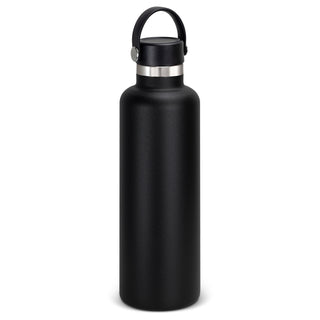 Fjord Vacuum Bottle 1L - Carry Lid (Black)