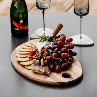 Keepsake Pebble Serving Board (Natural) — Feature