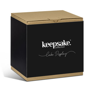 Keepsake Cake Display (Natural) — Gift Box