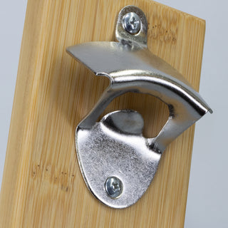 NATURA Bamboo Fridge Bottle Opener (Natural) — Detail