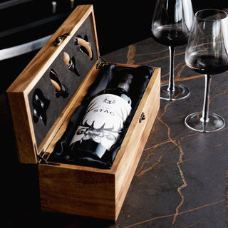 Keepsake Wine Box Gift Set (Natural) — Feature