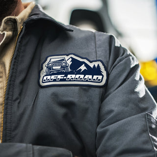 Mark Custom Woven Patch (White) — Feature