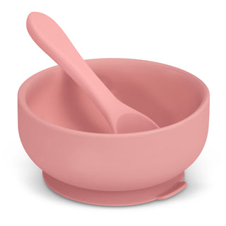 Basin Kids Suction Bowl Set (Sage) — Peach