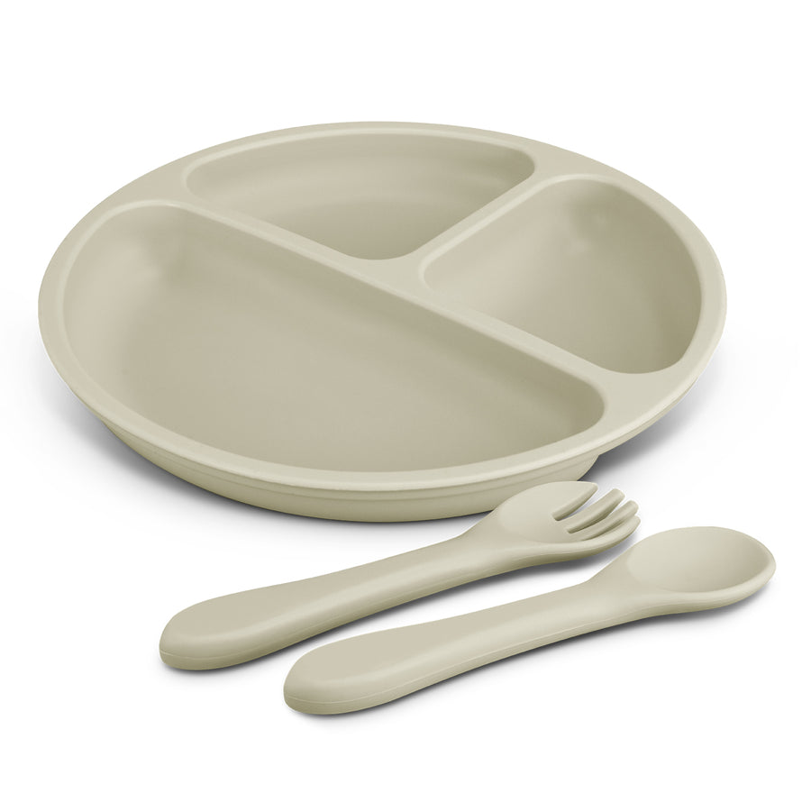 Basin Kids Plate Set (Ecru)