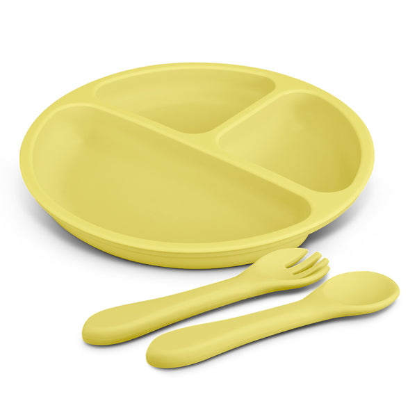 Basin Kids Plate Set (Ecru)