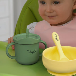 Basin Kids Sipper Cup (Ecru) — Feature