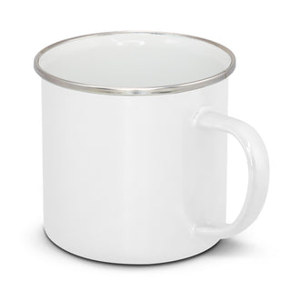 Kiln Enamel Mug - Full Colour (White)