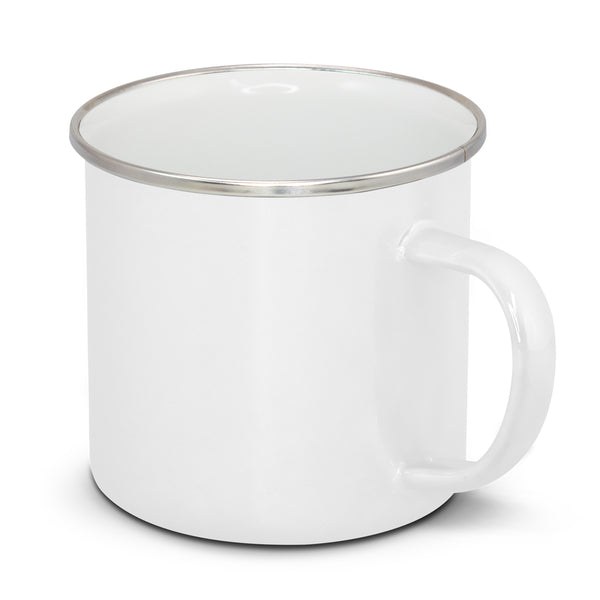 Kiln Enamel Mug - Full Colour (White)