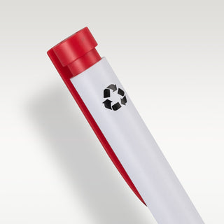 Sage Recycled Plastic Pen (White/Grey) — Detail