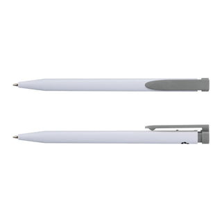 Sage Recycled Plastic Pen (White/Grey)